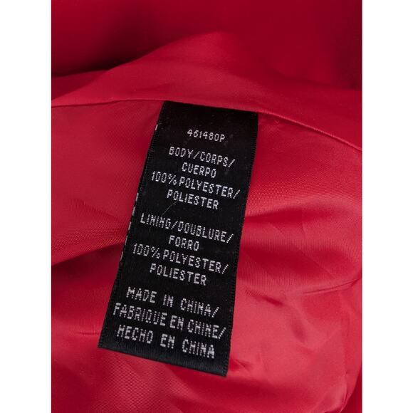 Jill Stuart Dress BHLDN Iva Crepe Gown Maxi Formal Evening Elegant Red Size 12 - Picture 9 of 12